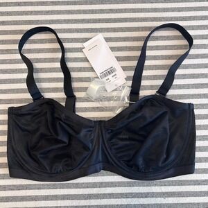 HSIA Black Convertible Push Up Supportive Lift Balconette Padded Bra Size 38DD